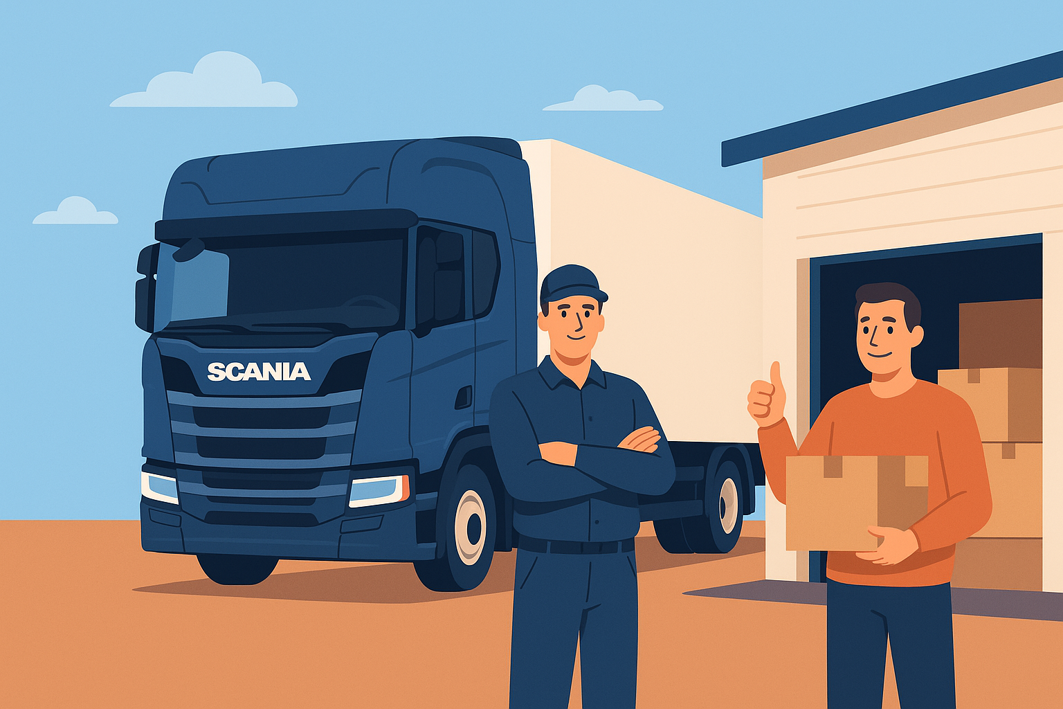 scania + spokojený zákazník